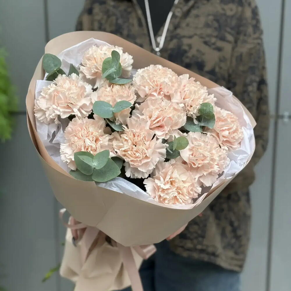 Барби🎀 букет с гвоздикой