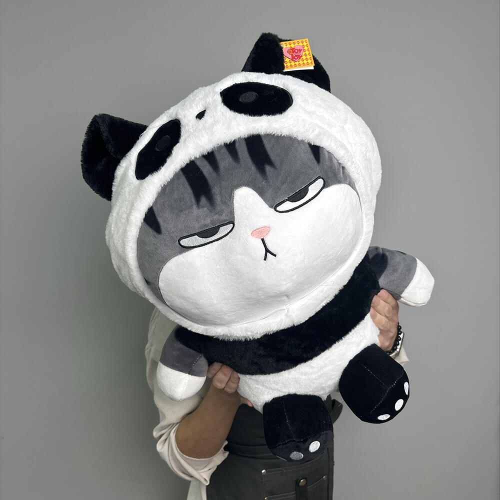 Игрушка кот в капюшоне панды