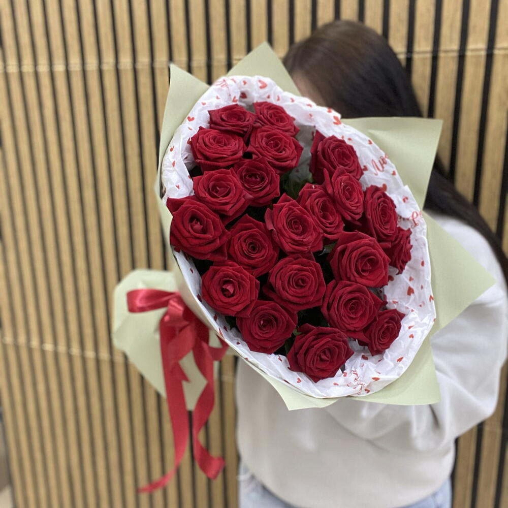 Монобукет «Алая роскошь»