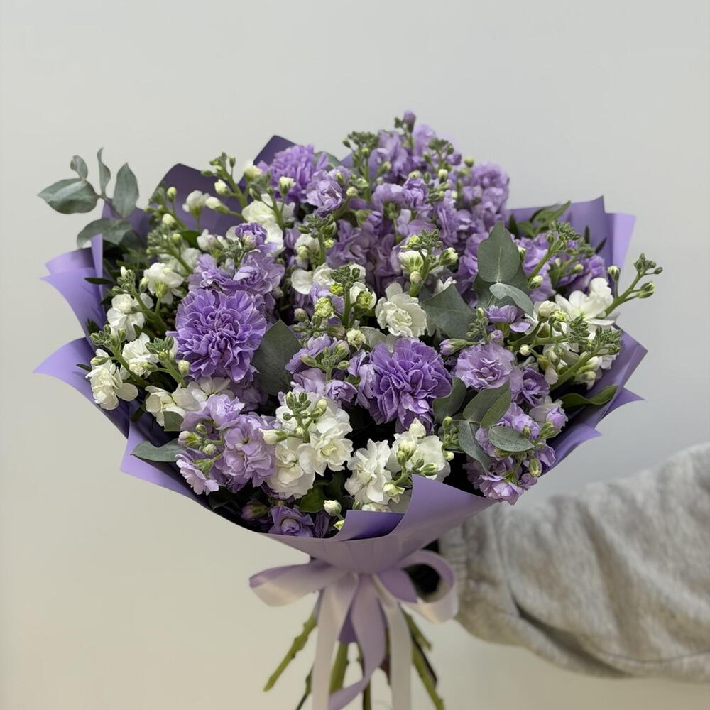 Букет из маттиолы💜