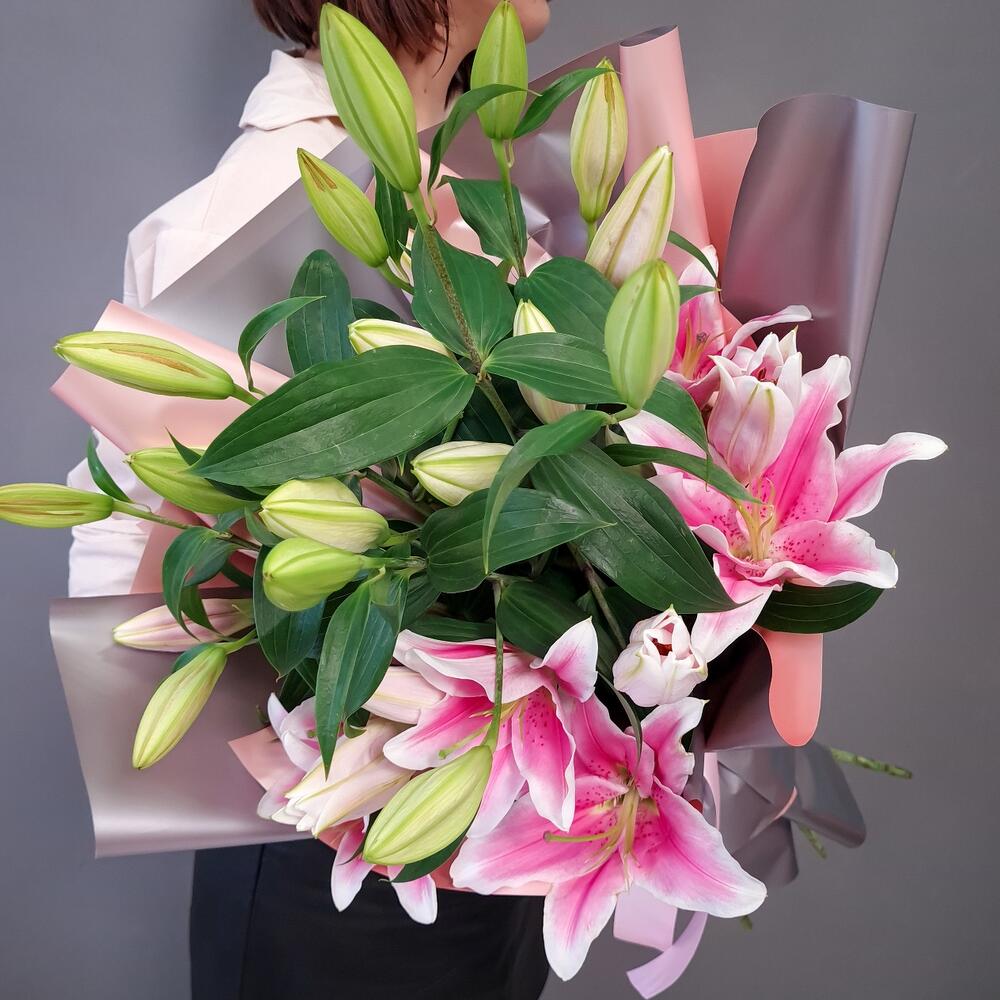 Pink Lilies