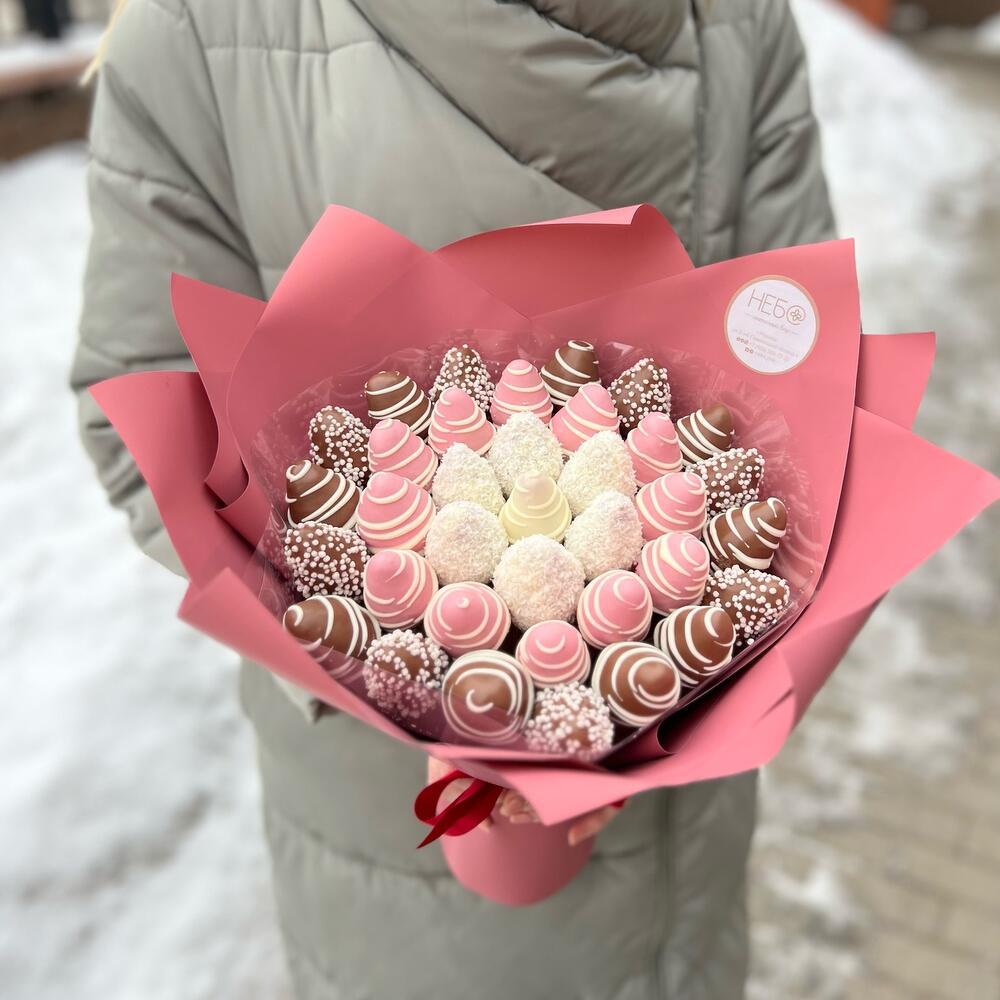 Клубника в шоколаде 600 Morning Кружево