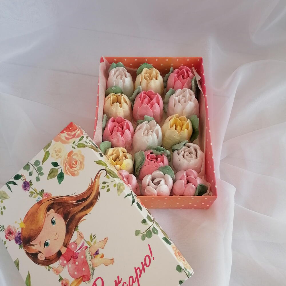 Зефирные тюльпаны 🏵️