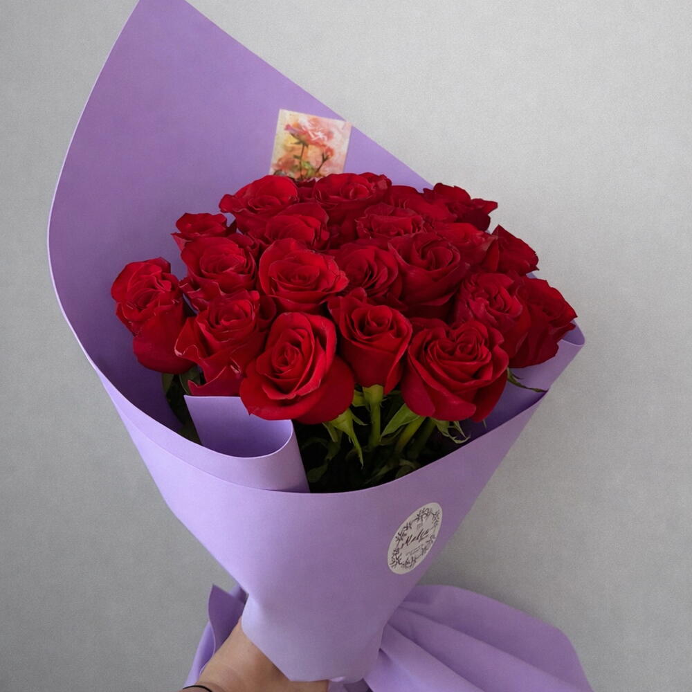 21 Роза Премиум 80см 🔥🌹