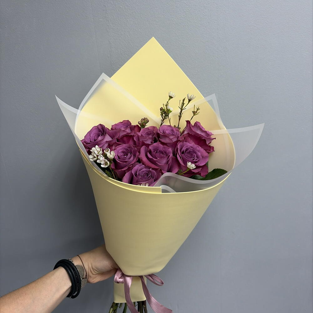 Букет из 9 роз 💜