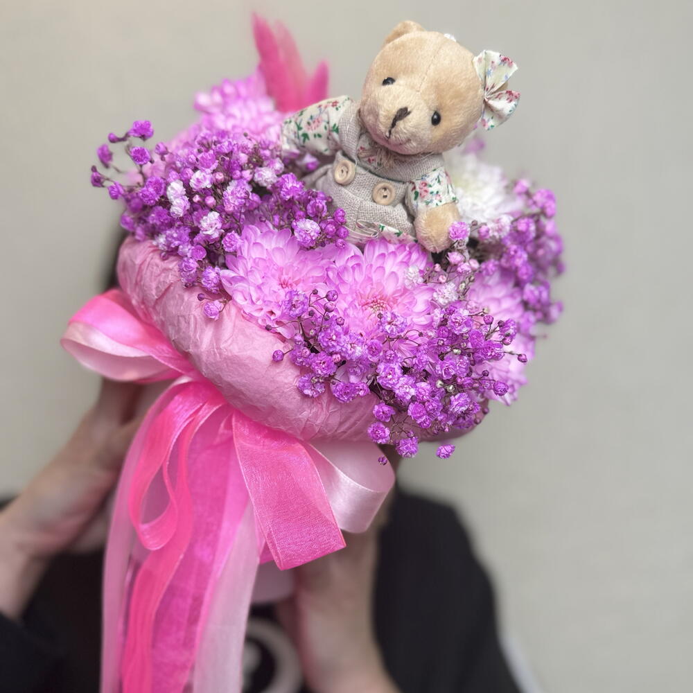 Мини мишка в цветах☺️