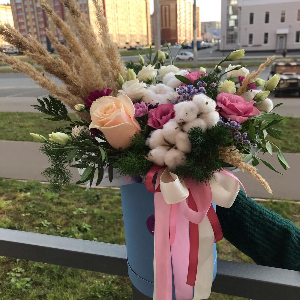 Цветы в коробке
