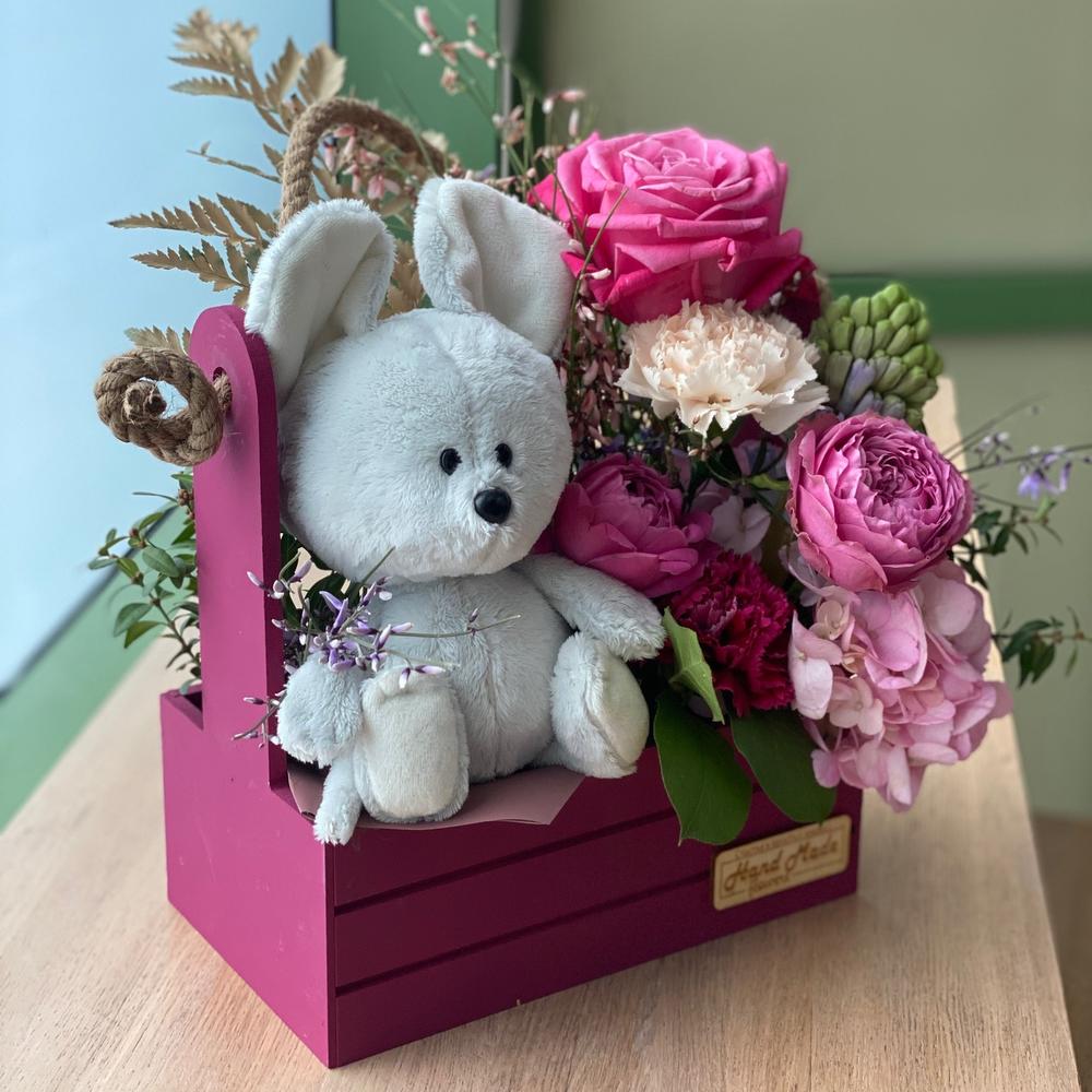 Мышка с Гиацинтом 💗🌸