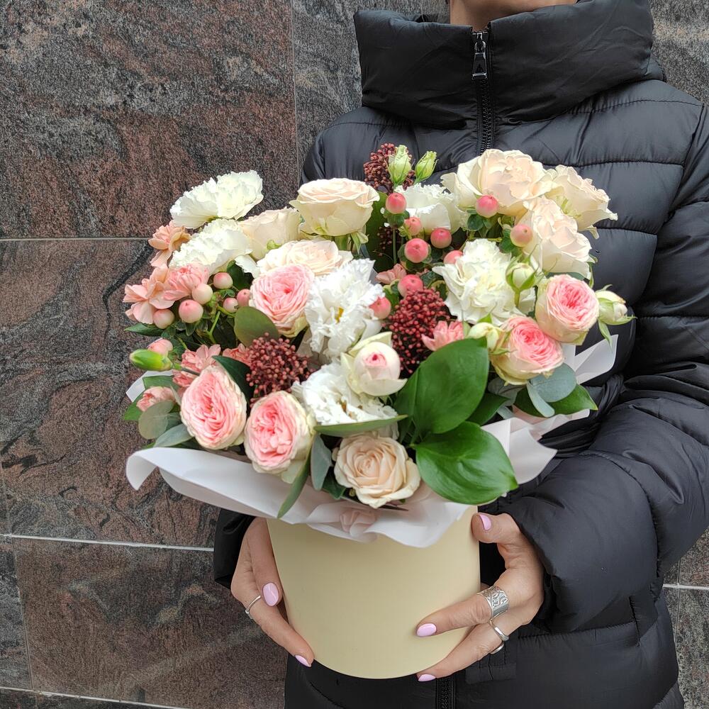 Цветы в коробке