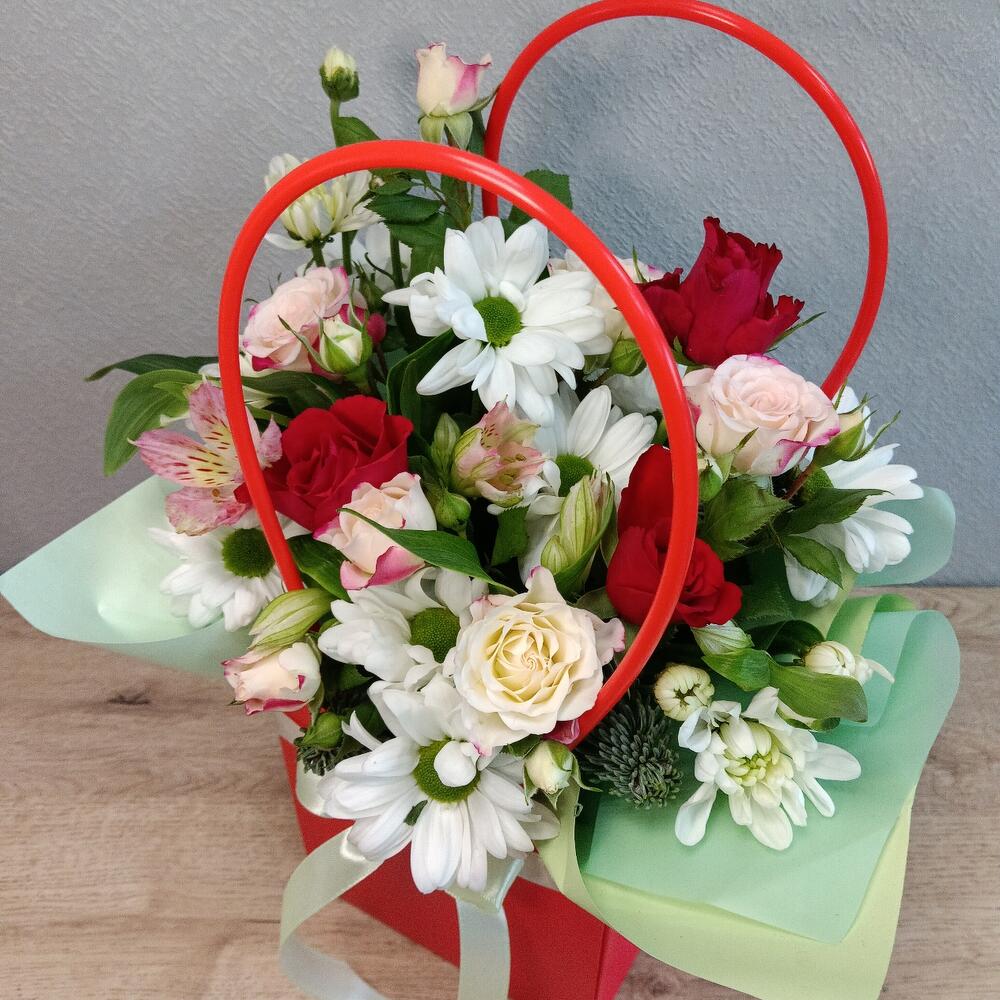 Композиция в сумочке🌺