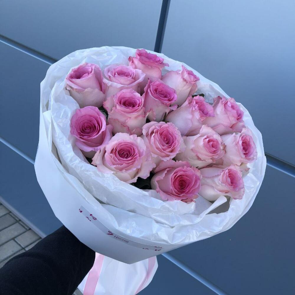 Букет Розы Мандала 15 штук