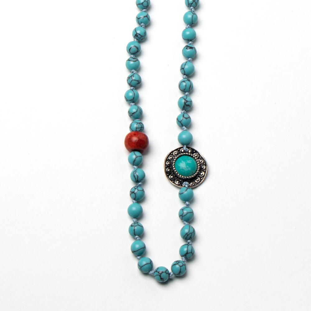 Бусы Blue Coral