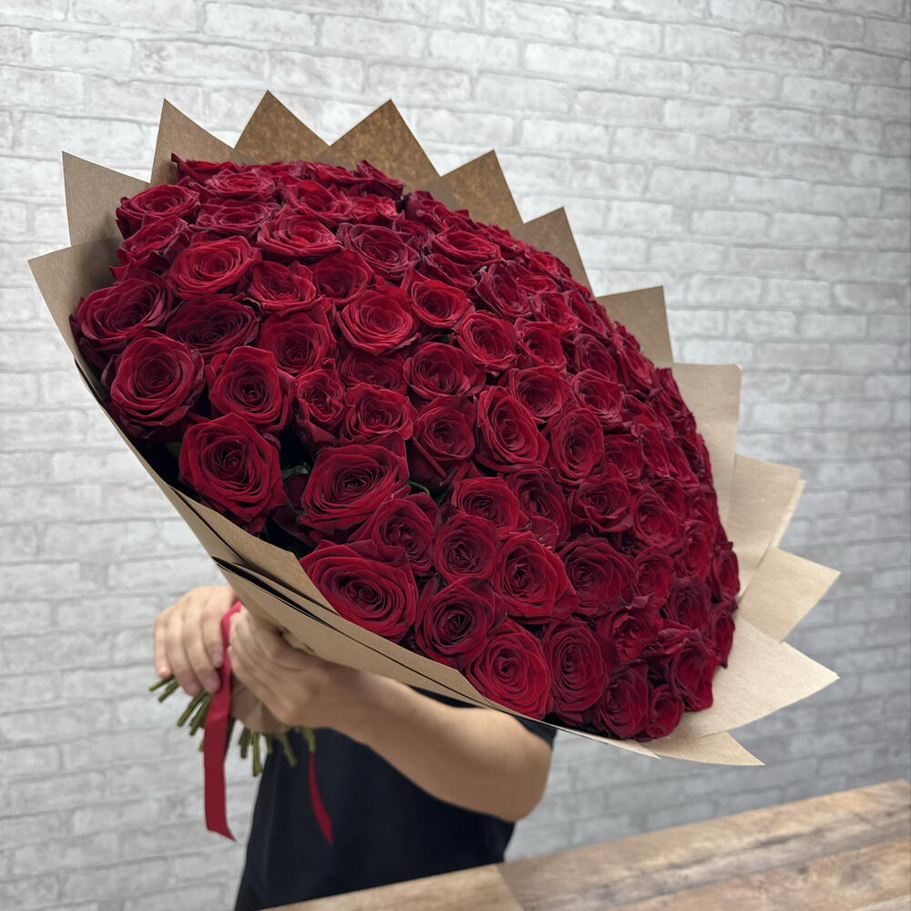 101 Роза с ароматом ♥️♥️♥️