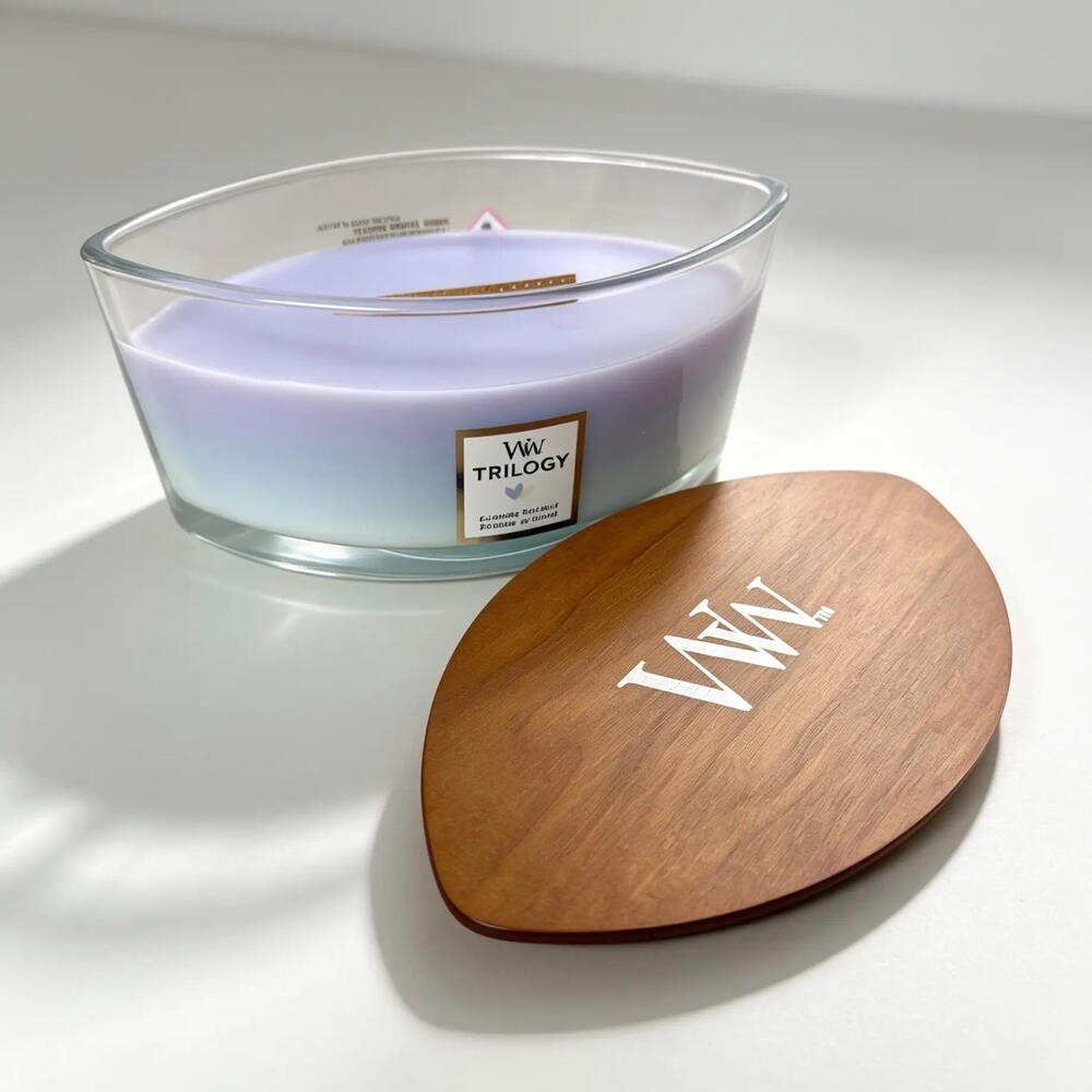 Ароматическая свеча WoodWick Спокойствие, эллипс тройная 453 гр