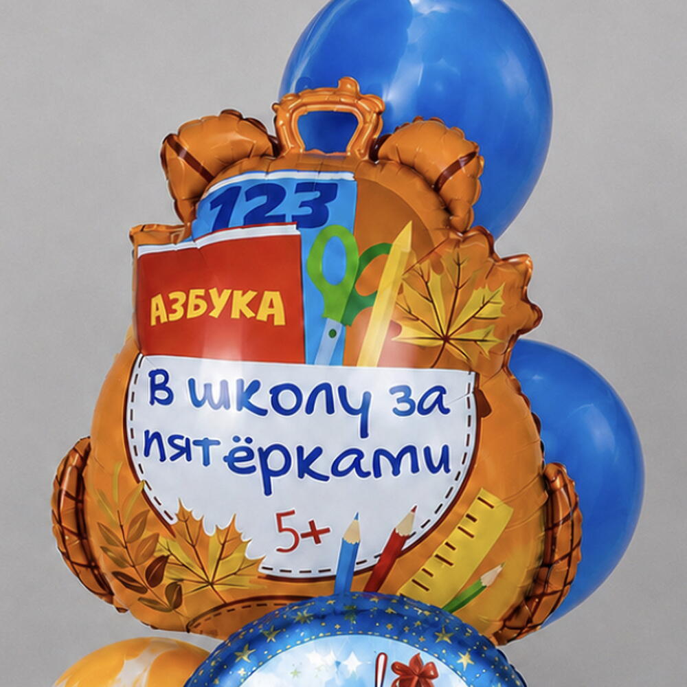 Набор воздушных шаров «Удачи в школе!» 🎒📚