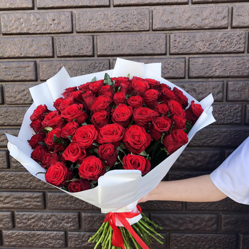 Букет из 59 роза 🌹 🔥♥️