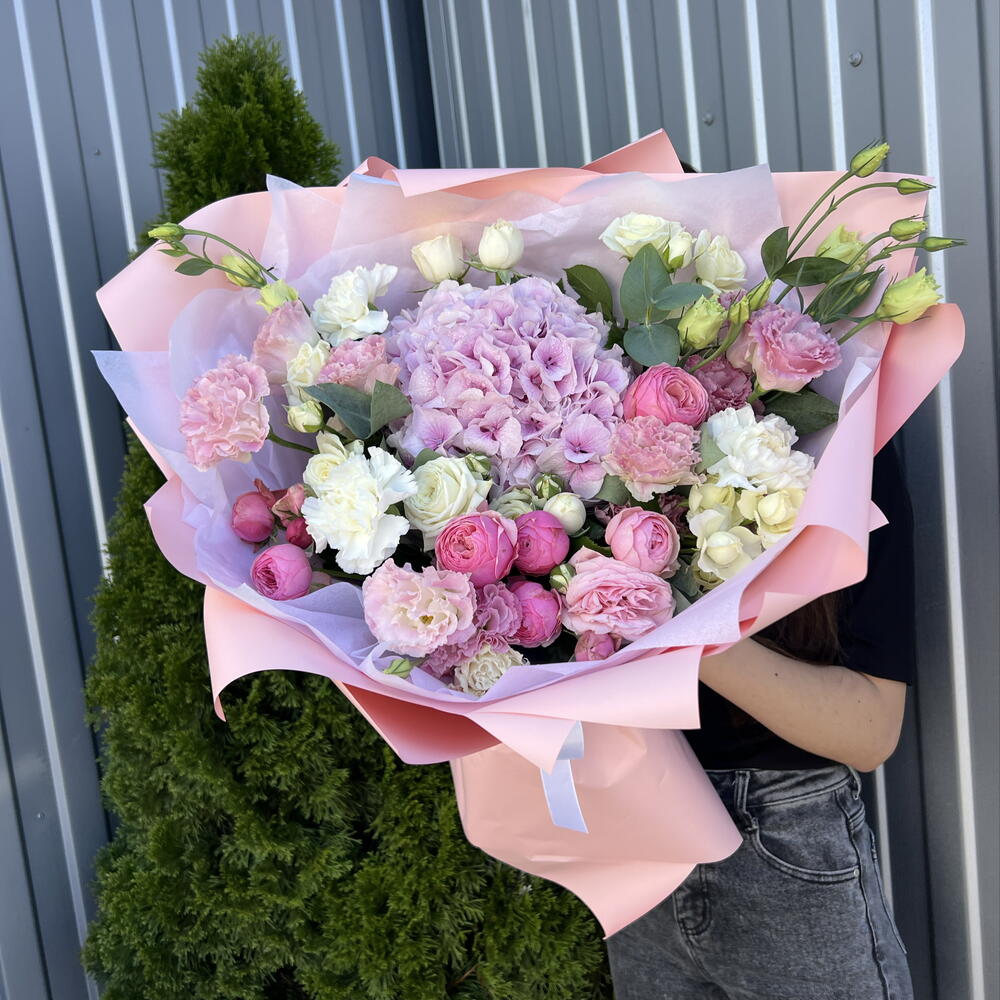 Гортензия в сборке букета 💐