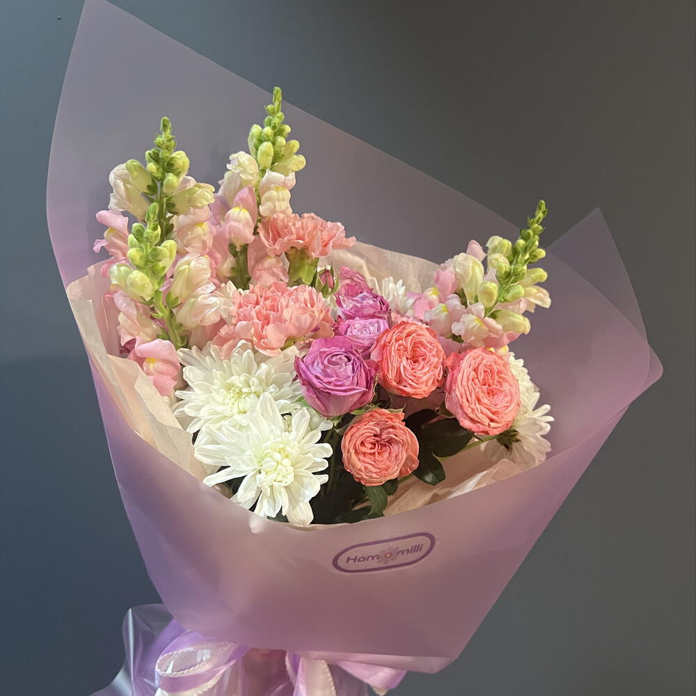 Pink and purple