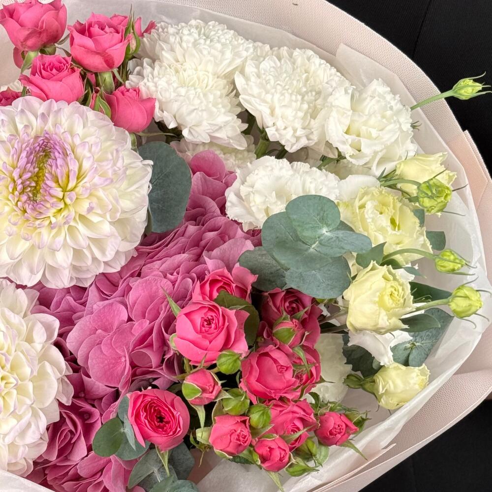 Цветы Букет Art Flowers Нежность в розовом сиянии