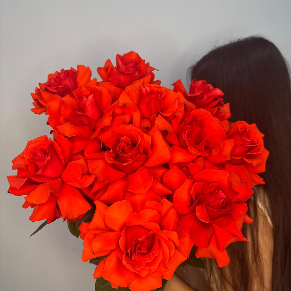 Моно букет из французской розы 🌹 Нина