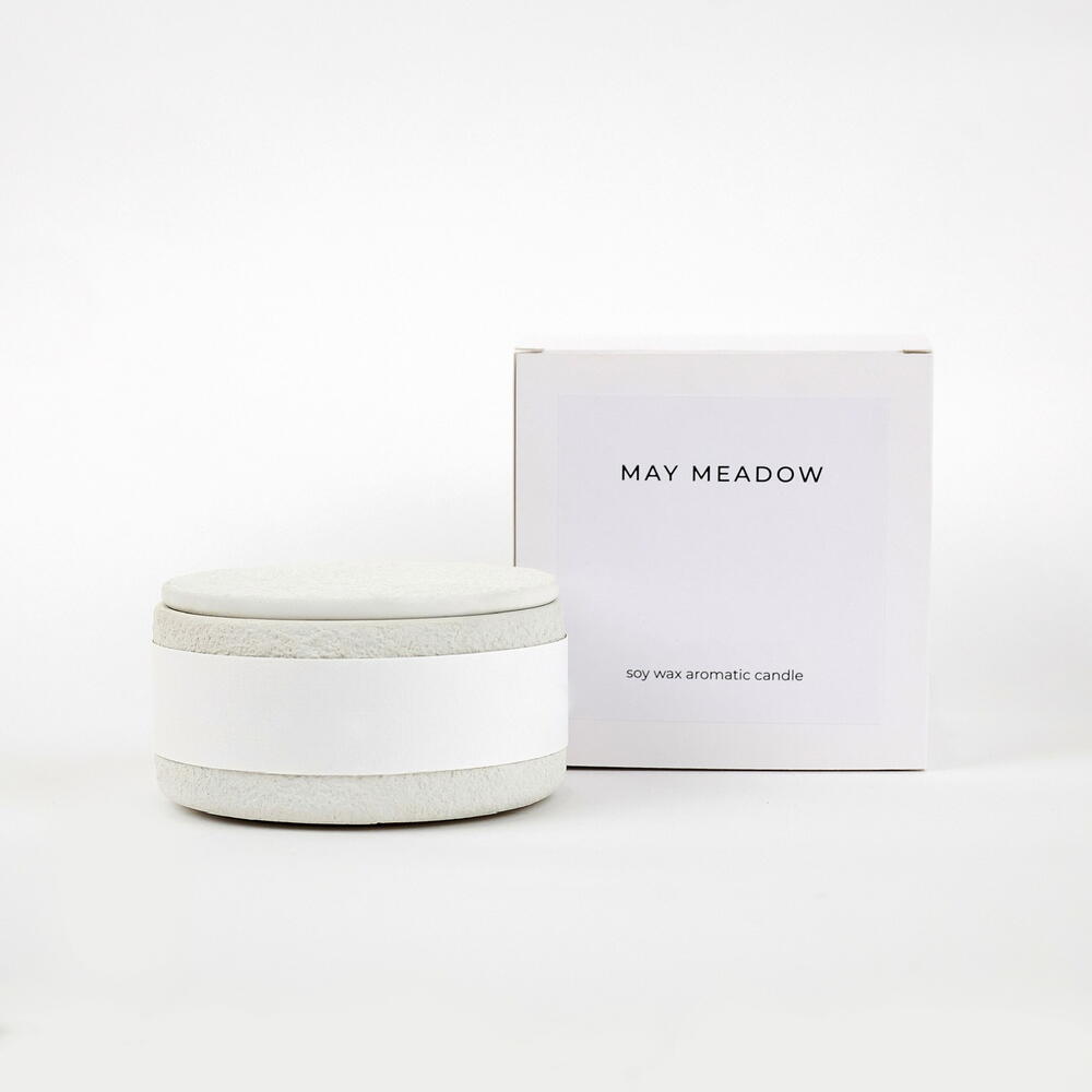 Ароматическая свеча Neroli May Meadow. Чаша с крышкой (3 хлопковых фитиля), 200 мл