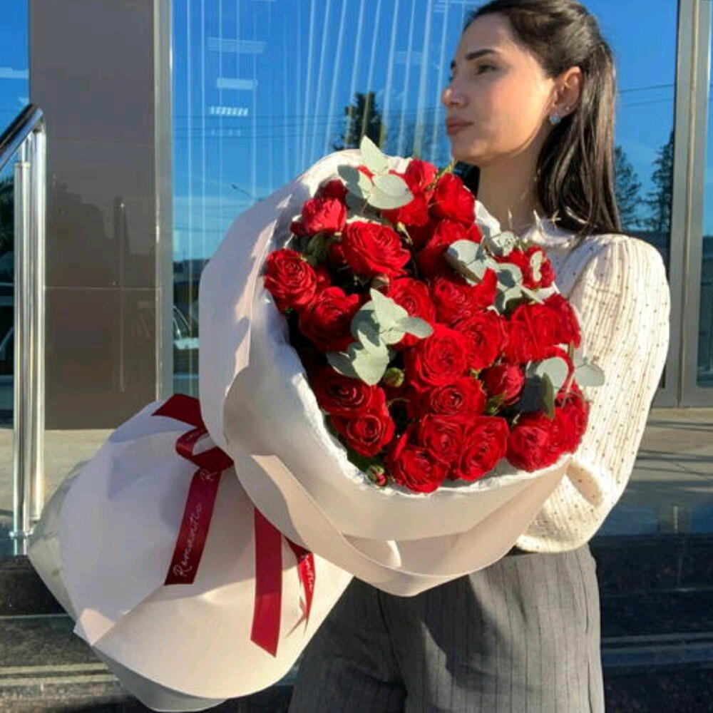 Букет Красный закат