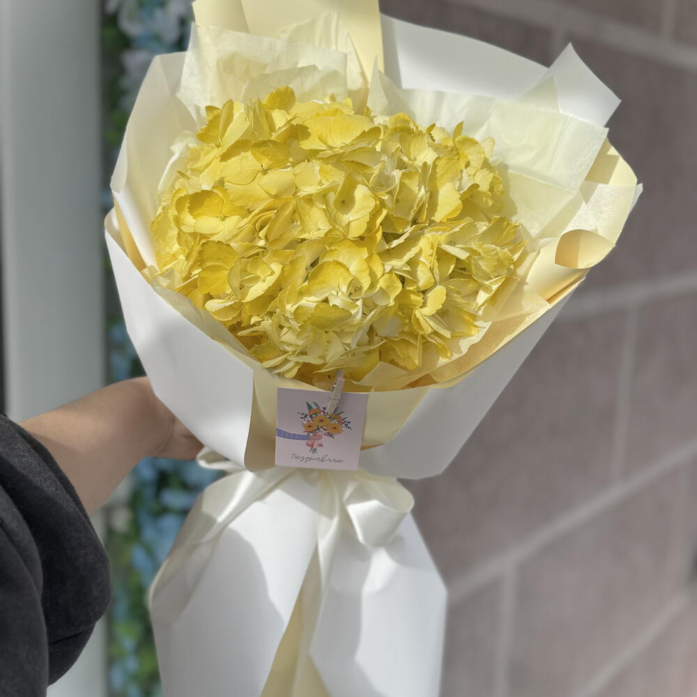 Букет Солнышко 💛 гортензия