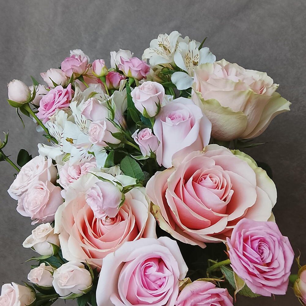 Розы разные микс