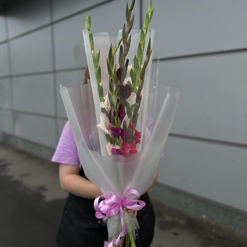 💐 букет из 5 Гладиолусов Первый 🛎️