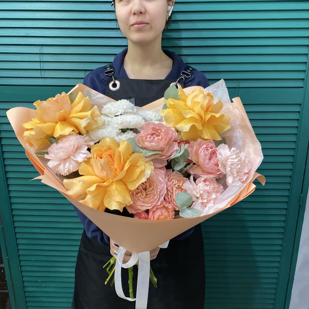 Букет «Персик». Арт. 36748