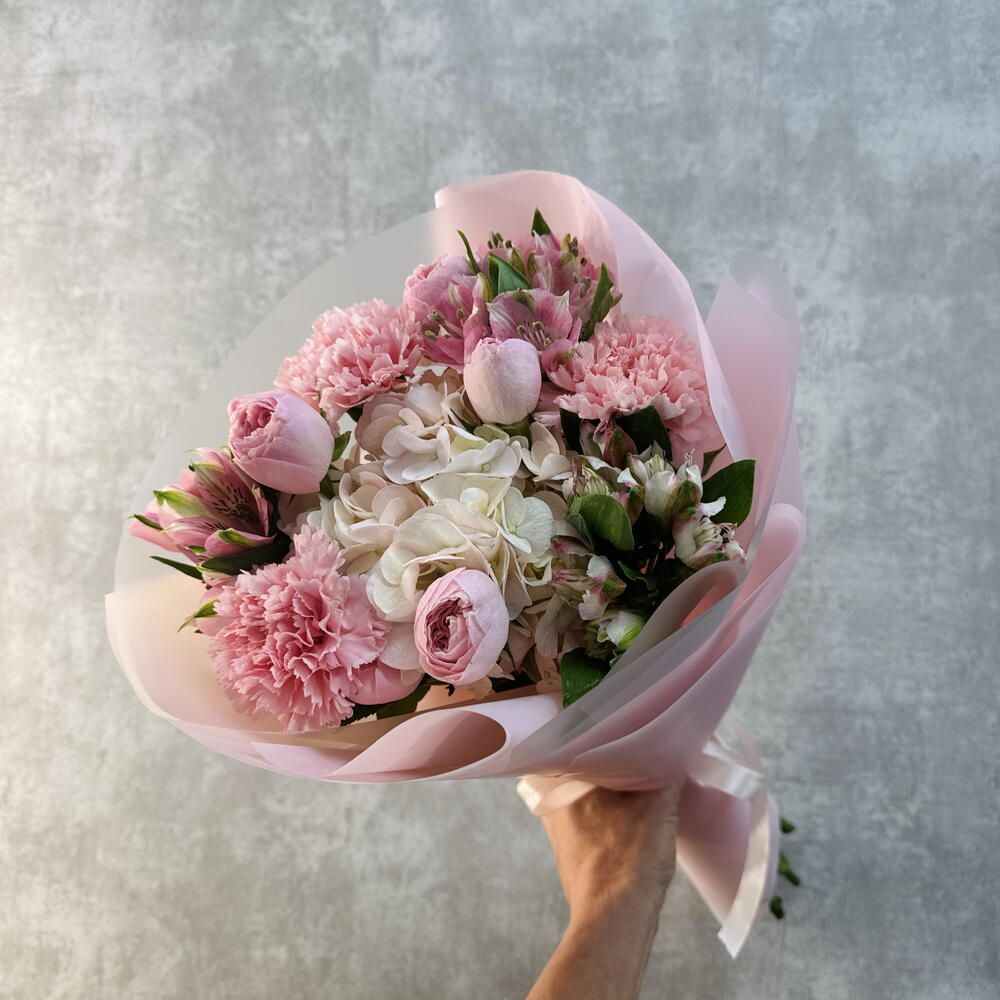 Нежно розовый букет 🌸💕🤩девушке