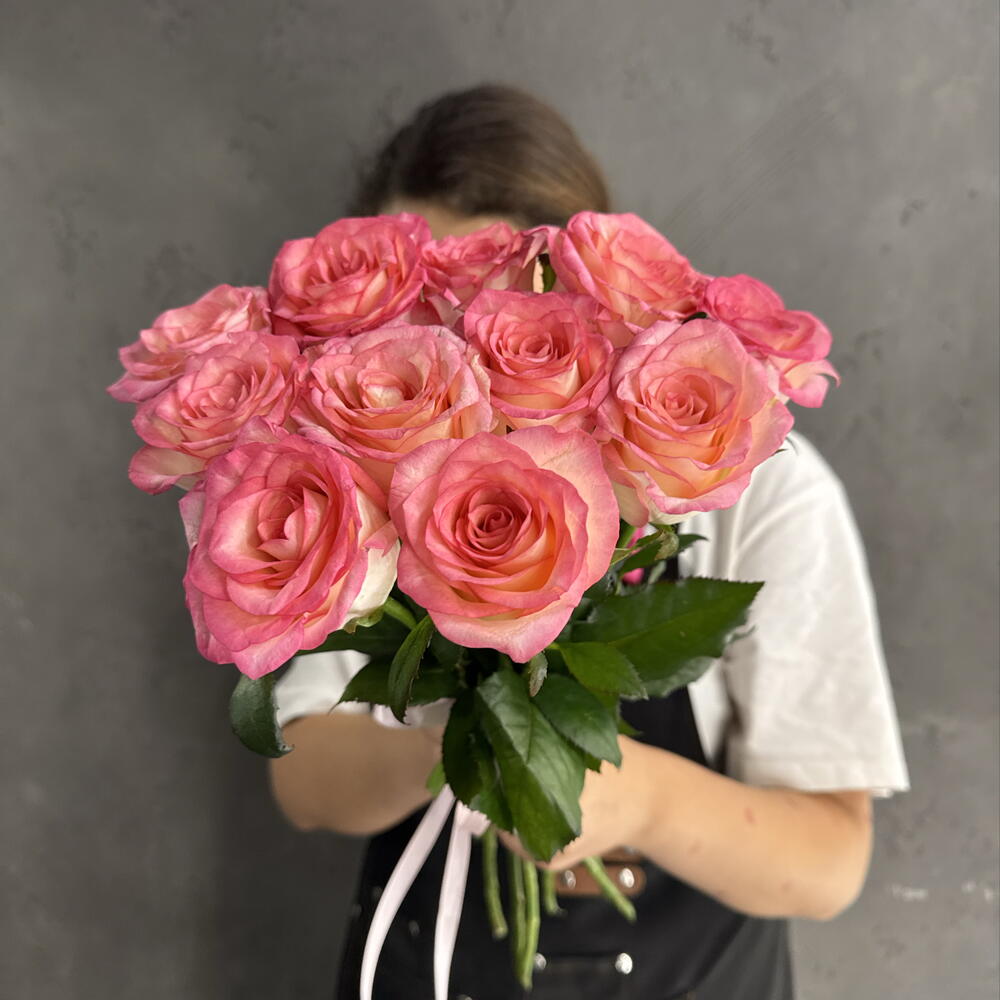 Розы под ленту 💗