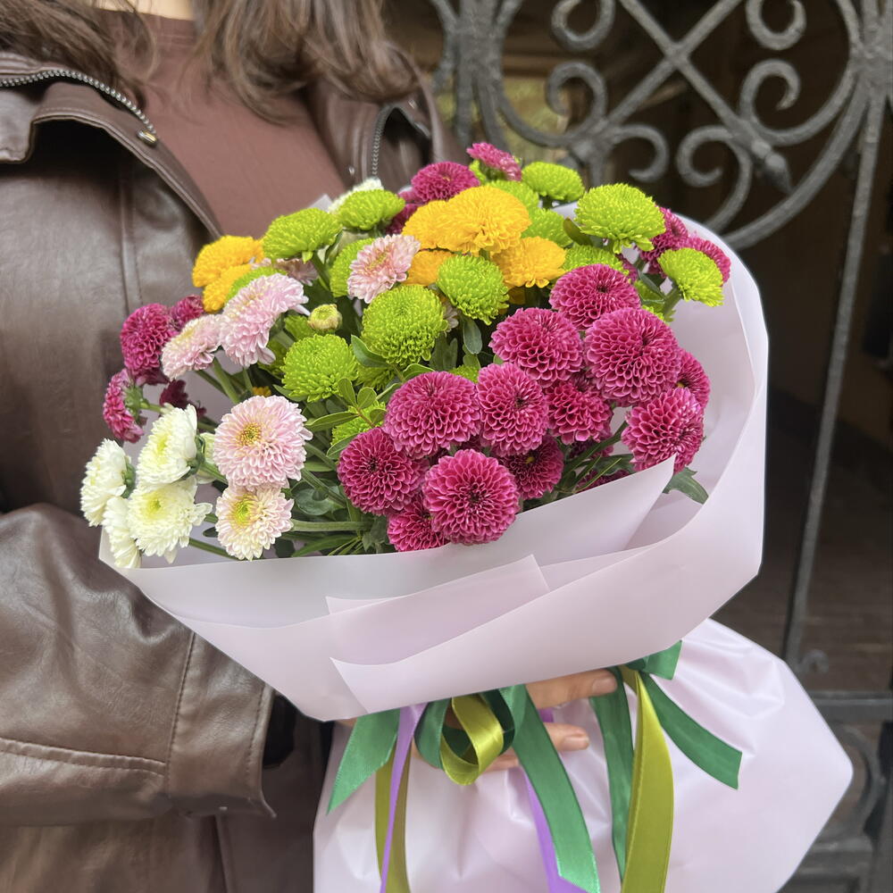 Букет с сантини