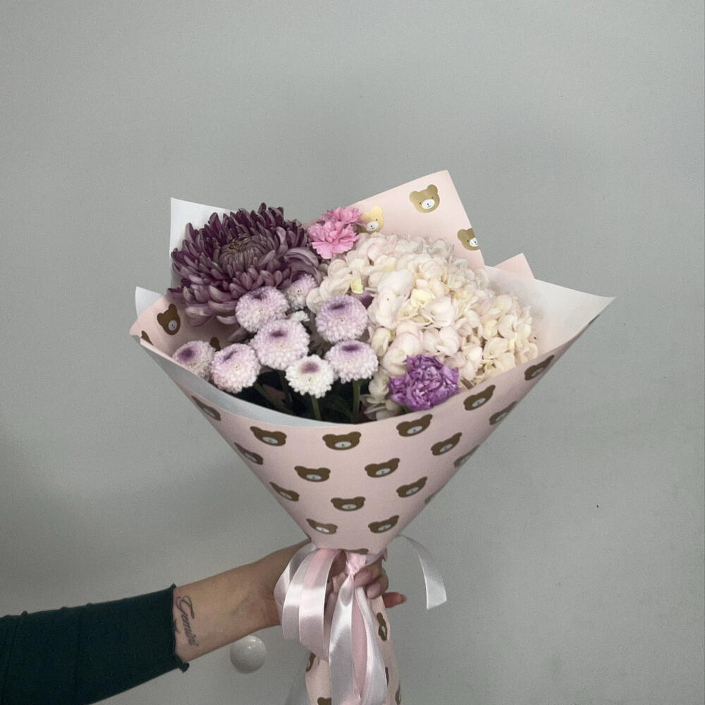 Букет комплимент мишки
