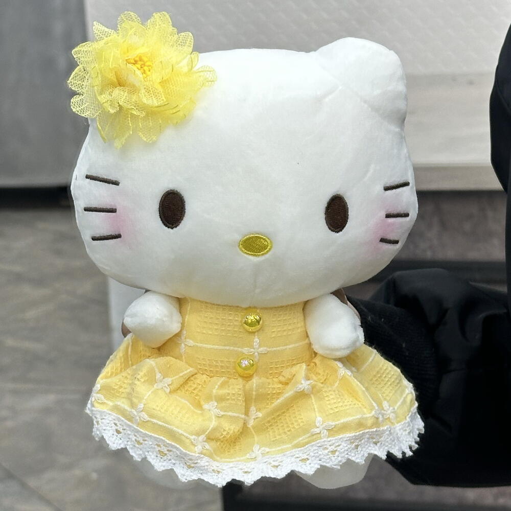 Жұмсақ ойыншық Hello Kitty ( сары )