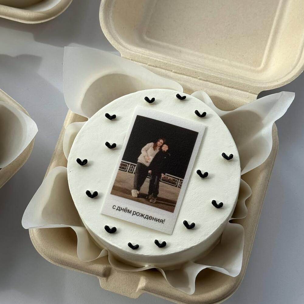 Бенто торт 650 гр  с фотографией