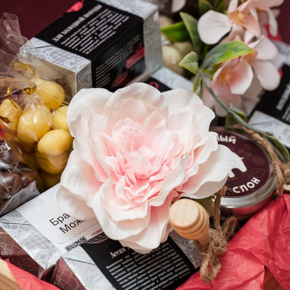 Подарочный набор чай и кофе «Цветочный завтрак» — подарок женщине, маме,  🎁