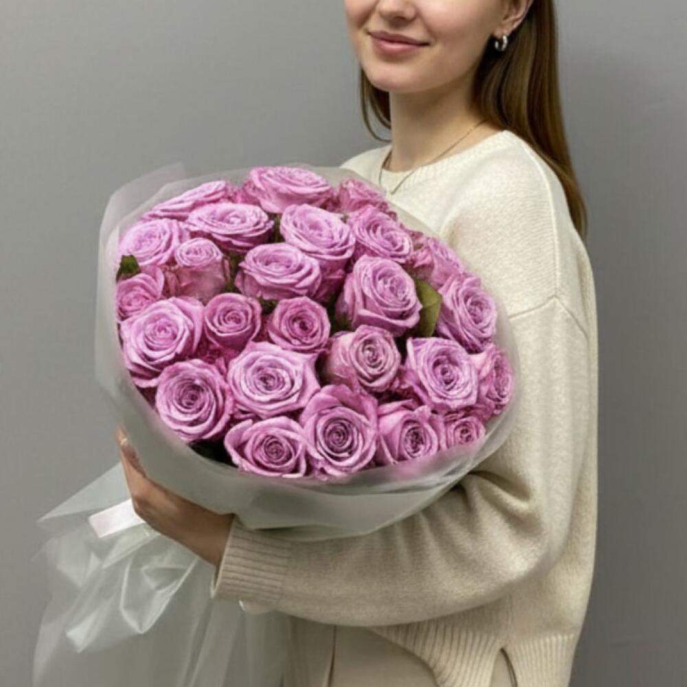 Лавандовое облако» 💜  моно букет 25 шт