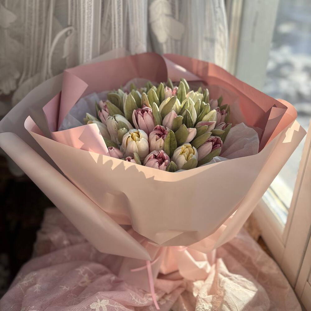 Тюльпаны зефирные