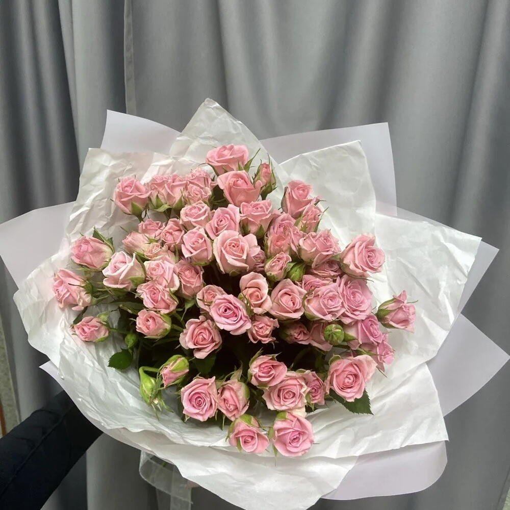 15 кустовых роз