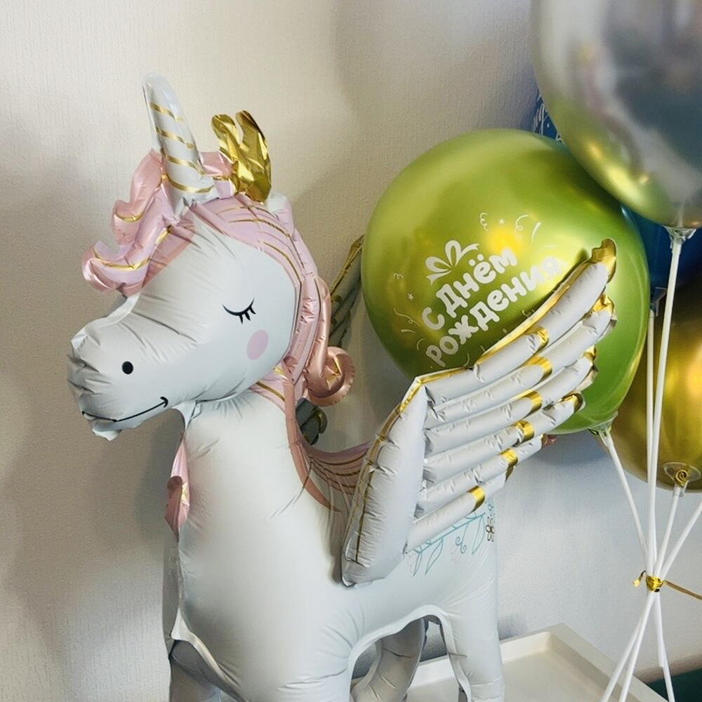🦄 Топ Воздушные Шары Единорог 6 ШТ N0003/Хит Продаж