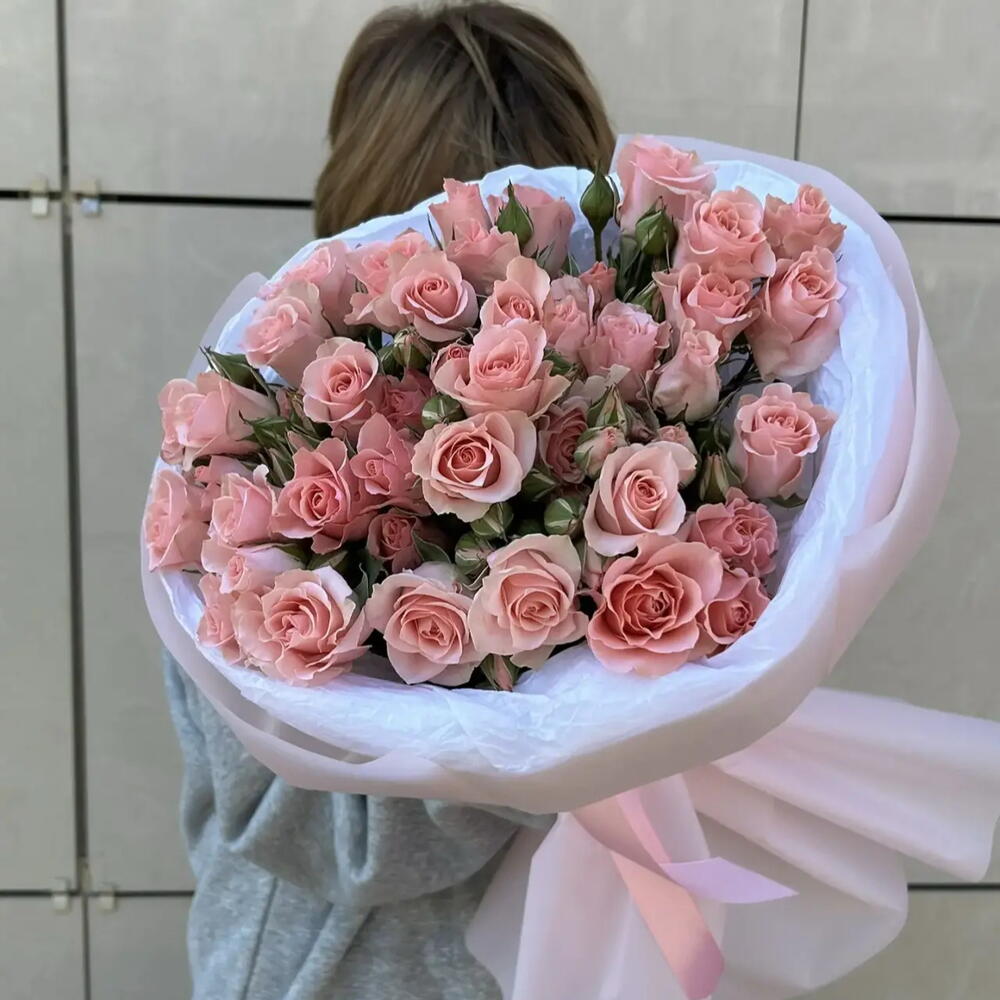 Букет из кустовых французских роз 🌹