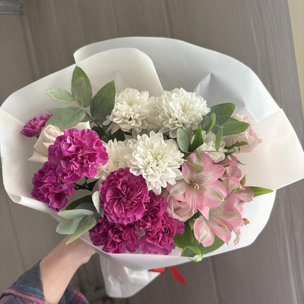 Красотке💜🎀букет сборный