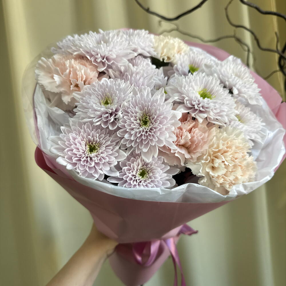 Хризантема и диантус