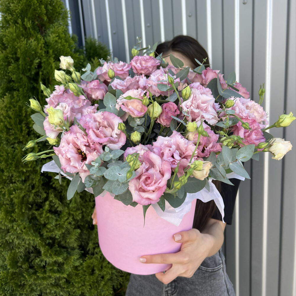 Эустома с эвкалиптом 💐
