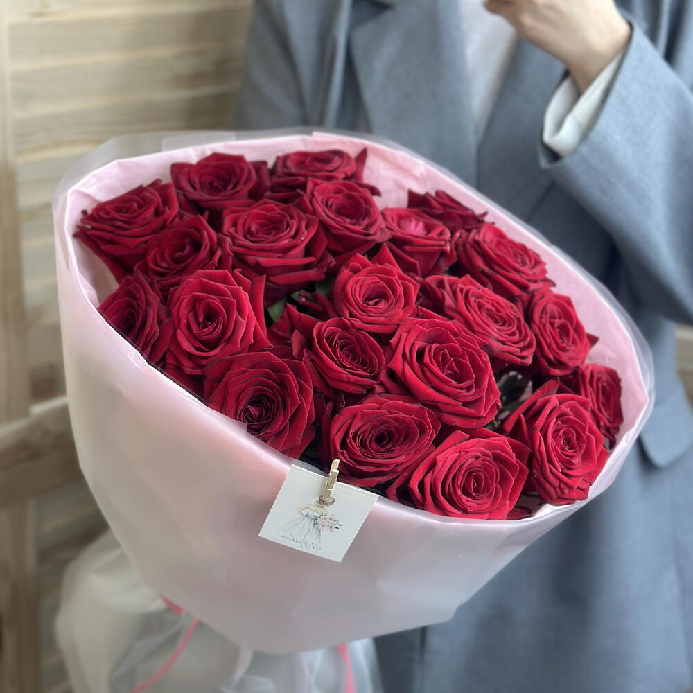 Монобукет «Алое чувство» 🌹
