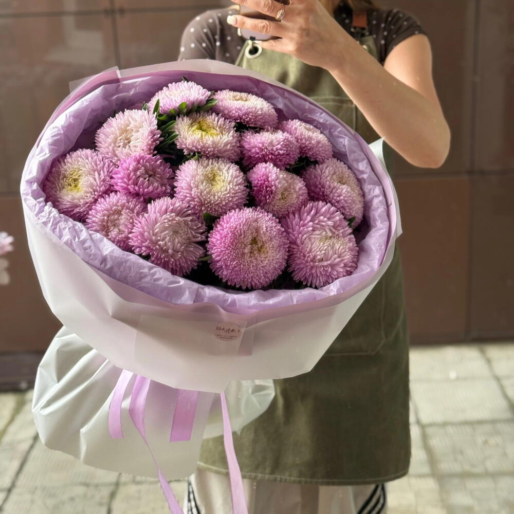 Букет с астрами 🌸