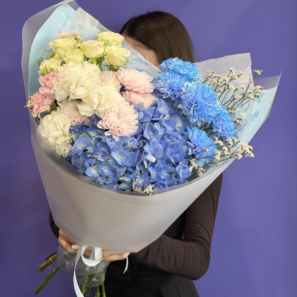 Эксклюзивный микс с гортензией, перед которым невозможно устоять!🌸💕