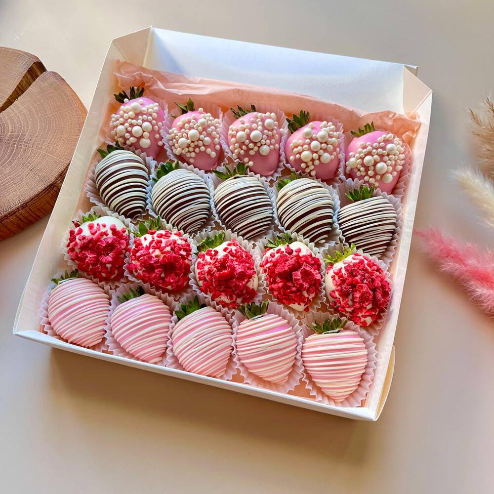 Клубника в шоколаде 16 или 20 ягод микс-ХИТ 🍓