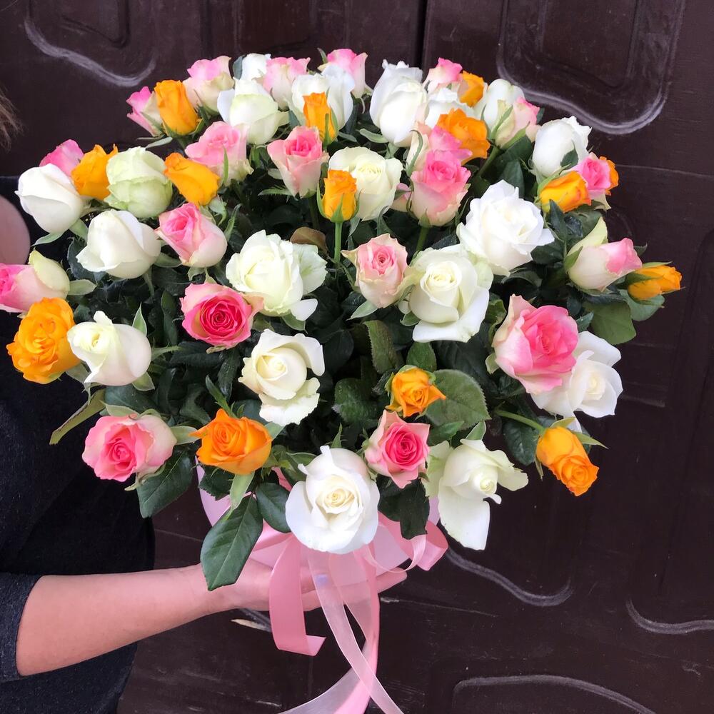 Цветы в коробке